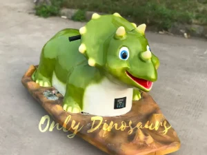 Electric Triceratops Scooter Ride